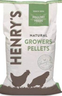 20kg Henrys Growers Pellets