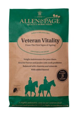 20kg Veteran Vitality horse feed