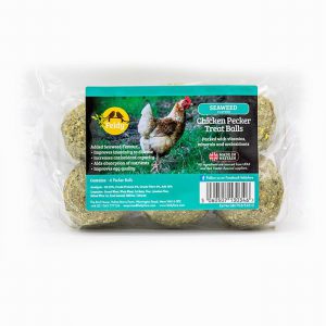 FELDY CHICKEN PECKER TREAT BALLS SEAWEED