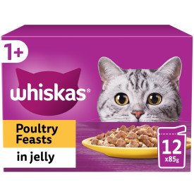 Whiskas 1+ Poultry Feasts jelly