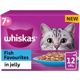 Whiskas 7+  Fish Favourites in Jelly