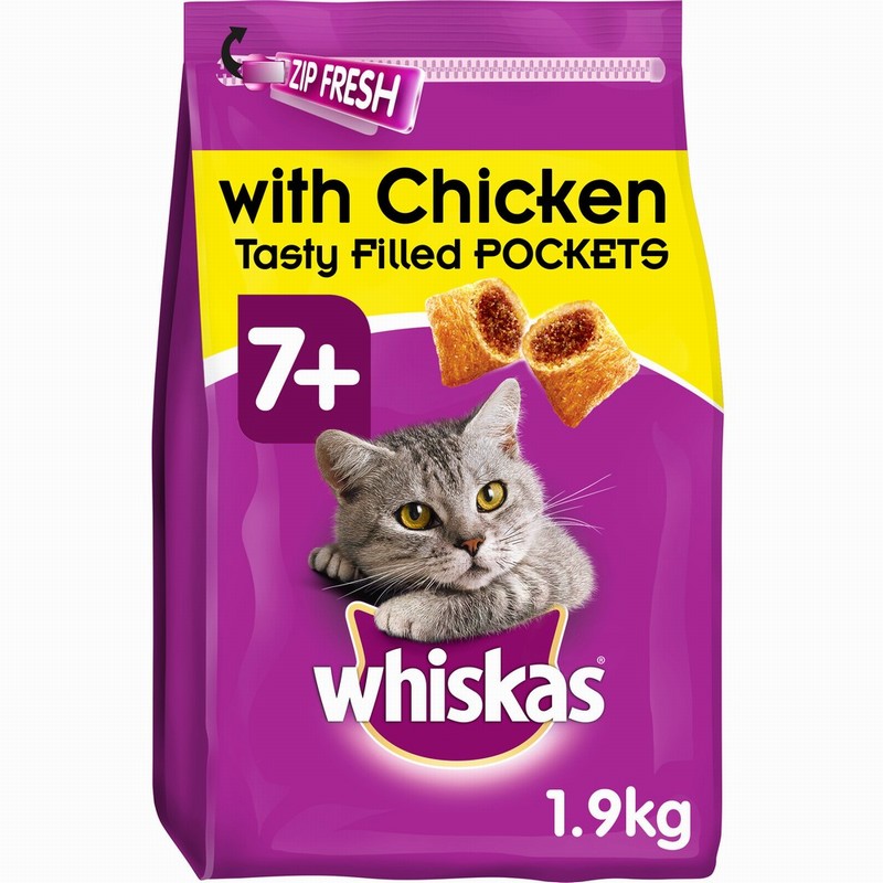 Whiskas 7+ Senior Cat Chicken 1.9K