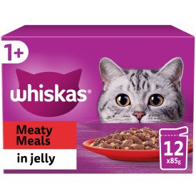 WHISKAS MEATY MEALS IN JELLY
