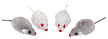 grey-white mice 4pcs., 5cm  (6)