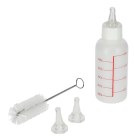 pet nursing kit 50 ml, with 2 nipples and cleaning brush