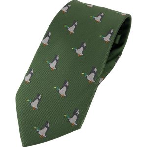 Duck Shooting Tie Green