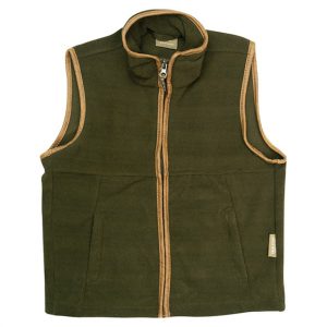 Junior Countryman Gilet Dark Olive