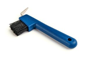 EZI-GROOM Hoof Pick/Brush Blue