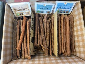 Pure Meat Stick (Rab/Salm/Kang) £0.65