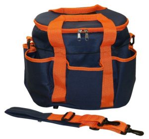 Grooming Bag Navy Blue/Orange