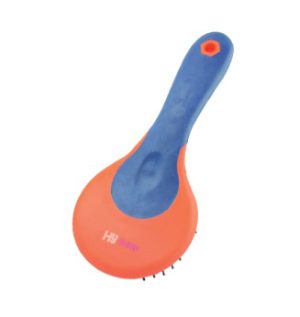 Hy Equestrian Pro Groom Mane & Tail Brush Navy/Orange
