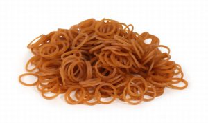 EZI-GROOM Mane Plaiting Bands Brown