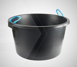 Rope Handle Tub 75L Black