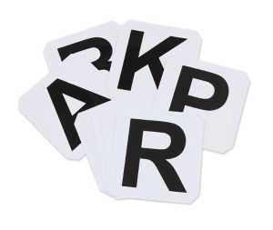 Self-adhesive Dressage Letters 12pk