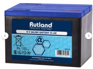 9 Volt 90Ah Saline Battery