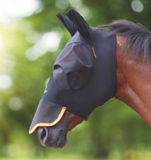 FlyGuard Pro Stretch Fly Mask with Nose