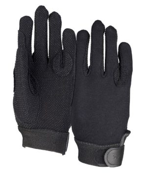 Aubrion Newbury Riding Gloves Black Child