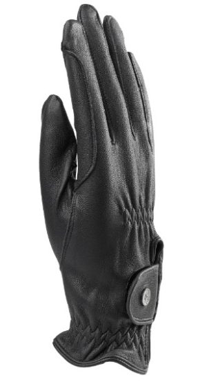 Aubrion Estade Premium Riding Gloves Black Child