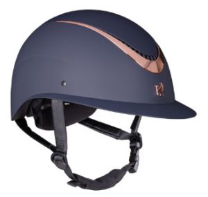 Karben Elisa Ellipse WP Riding Hat Navy/Rose Gold 52-54