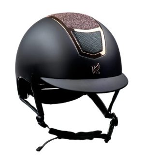Karben Valentina Riding Hat Black/Rose Gold