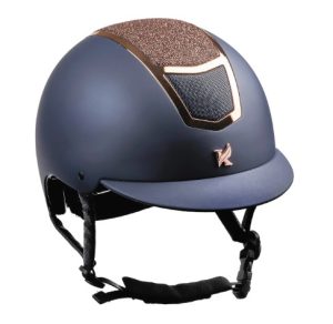 Karben Valentina Riding Hat Navy/Rose Gold